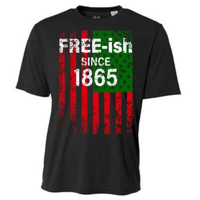 Free-ish Since 1865 Juneteenth Day Flag Black Pride Cooling Performance Crew T-Shirt