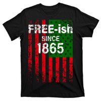 Free-ish Since 1865 Juneteenth Day Flag Black Pride T-Shirt