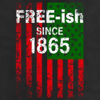 Free-ish Since 1865 Juneteenth Day Flag Black Pride Adult Drive Performance Visor