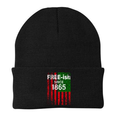 Free-ish Since 1865 Juneteenth Day Flag Black Pride Beanie