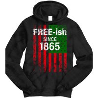 Free-ish Since 1865 Juneteenth Day Flag Black Pride Tie Dye Hoodie