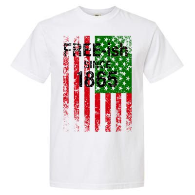 Free-ish Since 1865 Juneteenth Day Flag Black Pride Garment-Dyed Heavyweight T-Shirt