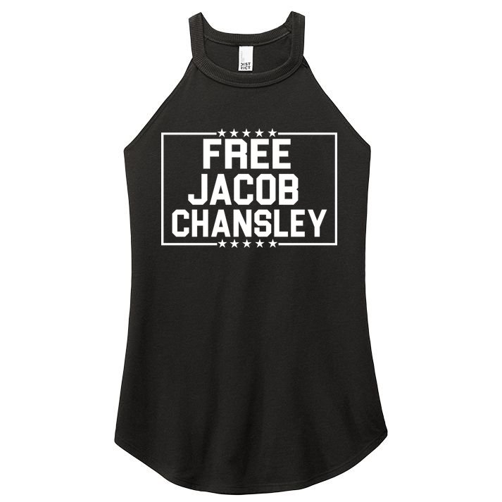 Free Jacob Chansley Women's Perfect Tri Rocker Tank