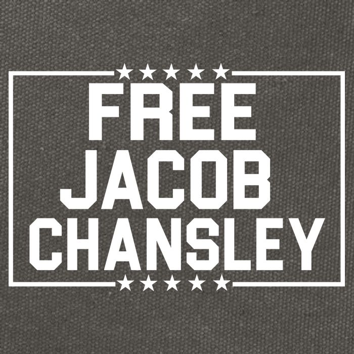 Free Jacob Chansley Cotton Canvas Backpack