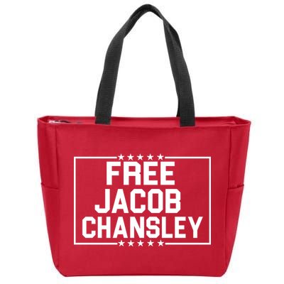 Free Jacob Chansley Zip Tote Bag