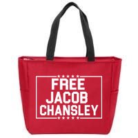 Free Jacob Chansley Zip Tote Bag