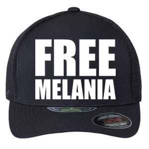 Free Melania Bold Text Flexfit Unipanel Trucker Cap