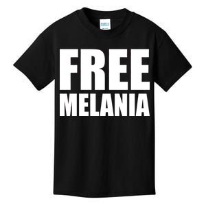 Free Melania Bold Text Kids T-Shirt