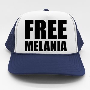 Free Melania Bold Text Trucker Hat