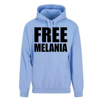 Free Melania Bold Text Unisex Surf Hoodie