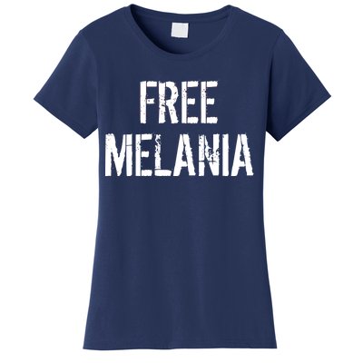 Free Melania Funny Distressed Logo Women's T-Shirt