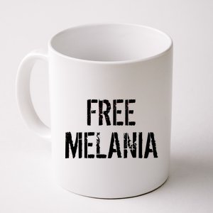 Free Melania Funny Distressed Logo Coffee Mug