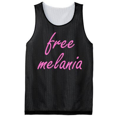 Free Melania Pink Script Logo Mesh Reversible Basketball Jersey Tank