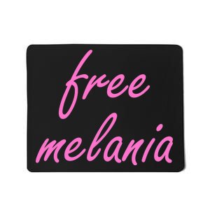 Free Melania Pink Script Logo Mousepad