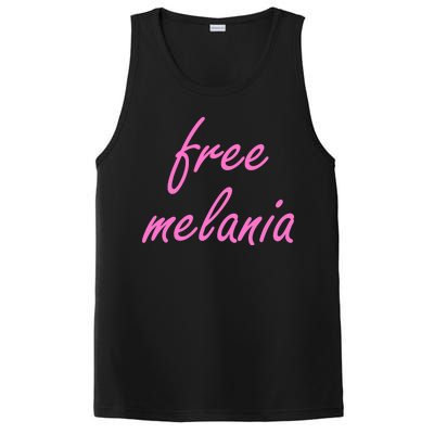 Free Melania Pink Script Logo PosiCharge Competitor Tank