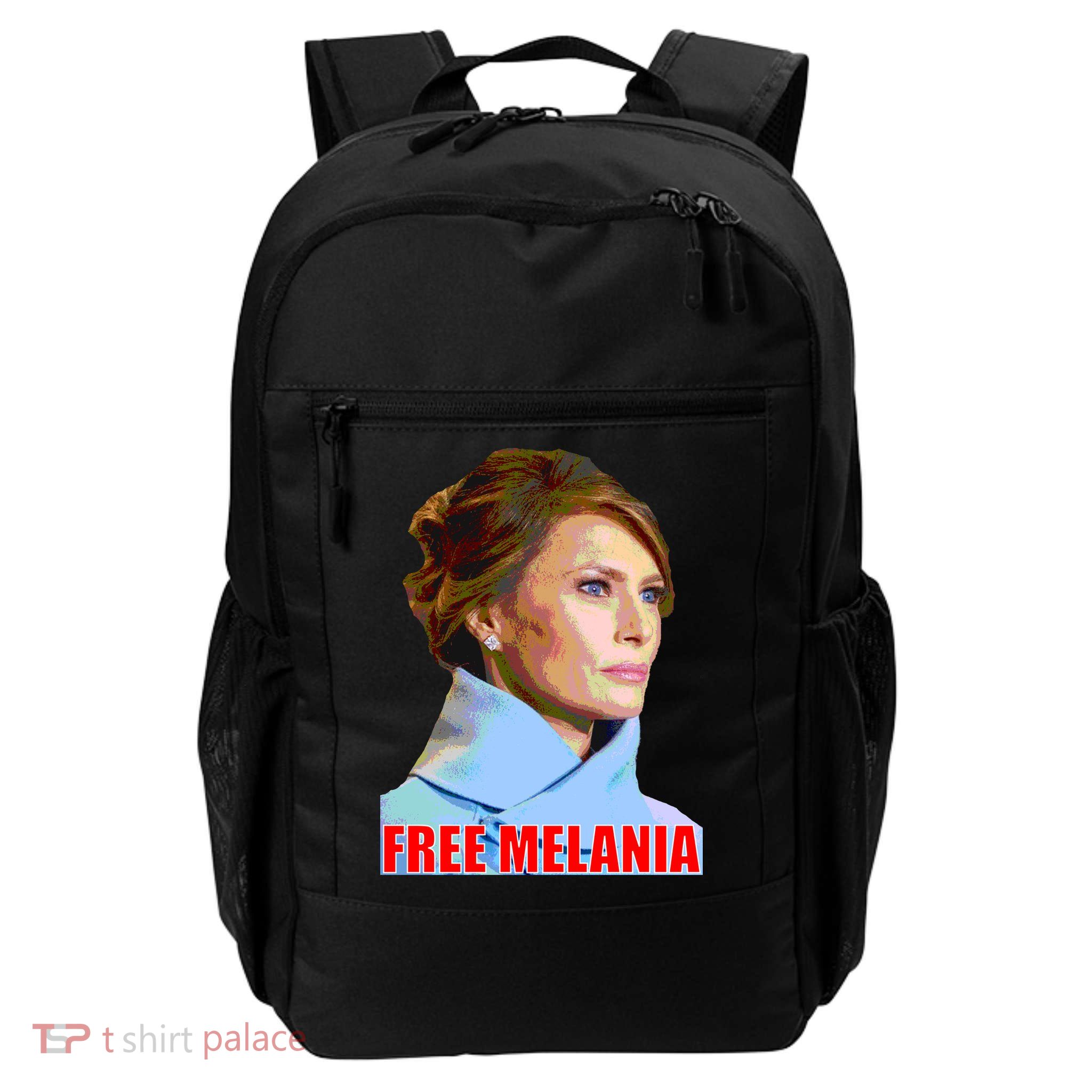 Free Melania Red Photo Backpack