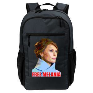 Free Melania Red Photo Daily Commute Backpack