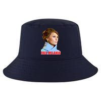 Free Melania Red Photo Cool Comfort Performance Bucket Hat