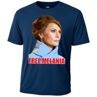 Free Melania Red Photo Performance Shirt
