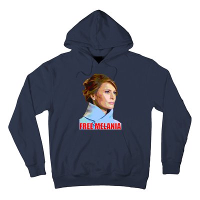 Free Melania Red Photo Hoodie