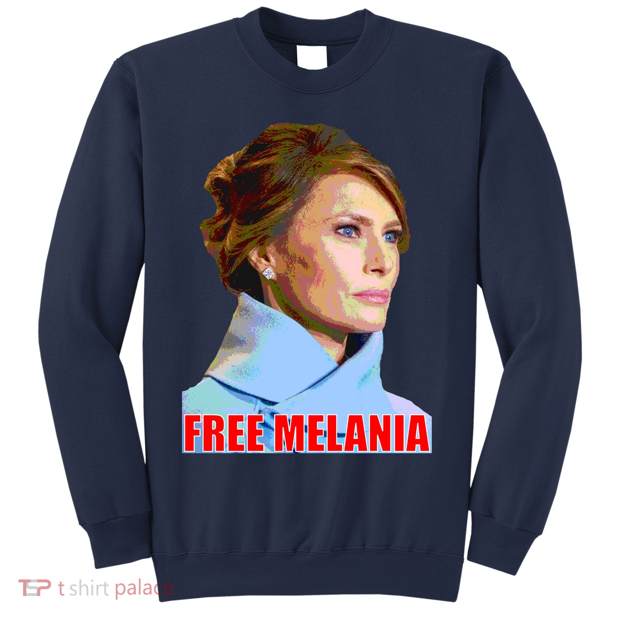 Free Melania Red Photo Sweatshirt