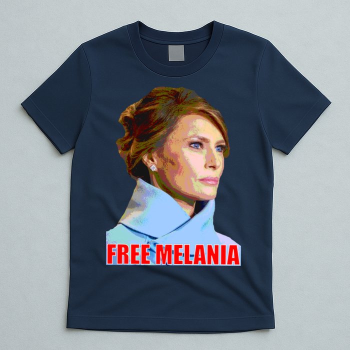 Free Melania Red Photo T-Shirt