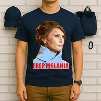 Free Melania Red Photo T-Shirt