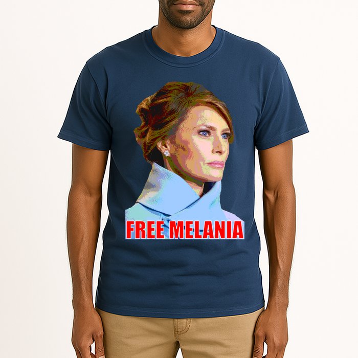 Free Melania Red Photo Tall T-Shirt