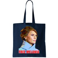 Free Melania Red Photo Tote Bag