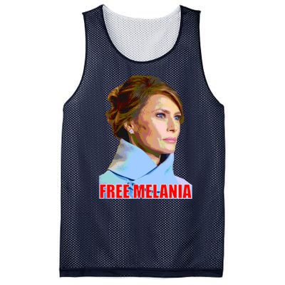 Free Melania Red Photo Mesh Reversible Basketball Jersey Tank