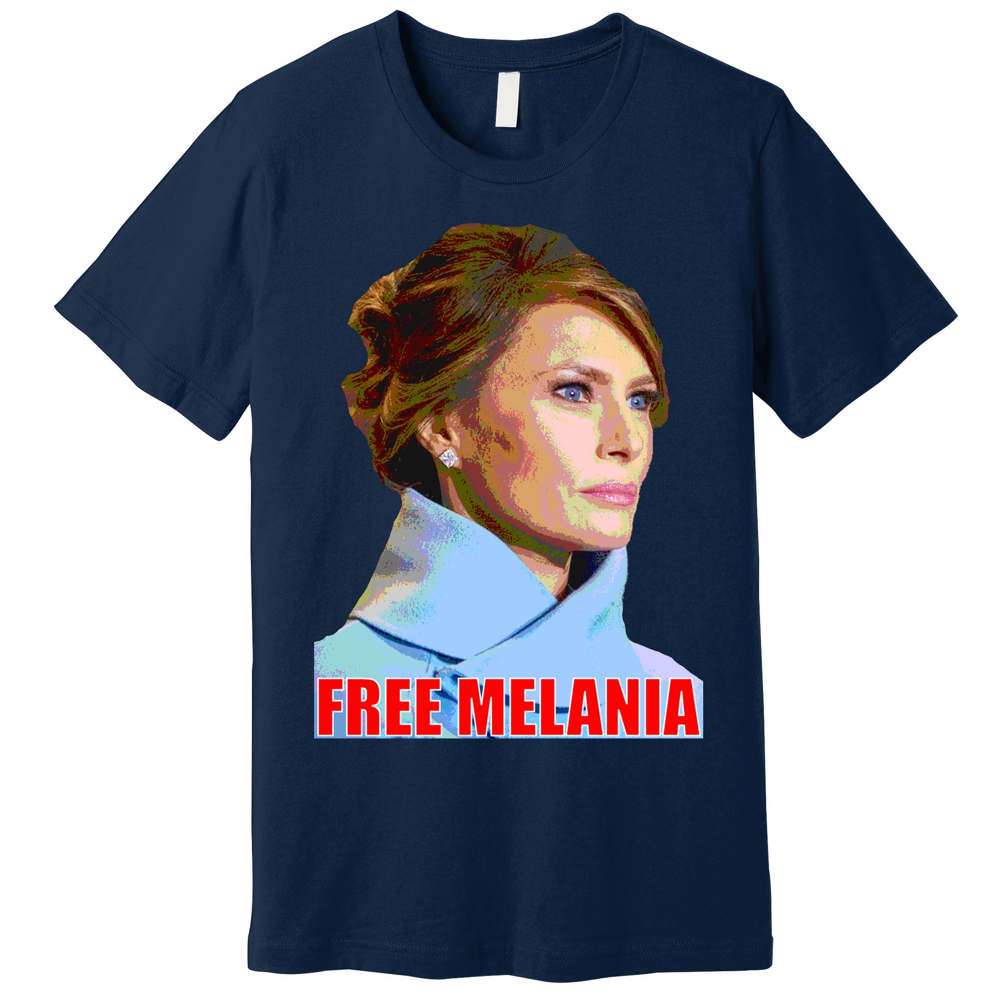 Free Melania Red Photo Premium T-Shirt