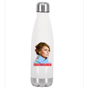 Free Melania Red Photo Stainless Steel Insulated Water Bottle