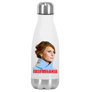 Free Melania Red Photo Stainless Steel Insulated Water Bottle