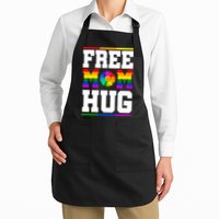 Free Mom Hugs Gay Pride Sunflower Apron
