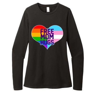 Free Mom Hugs LGBT Support Womens CVC Long Sleeve Shirt