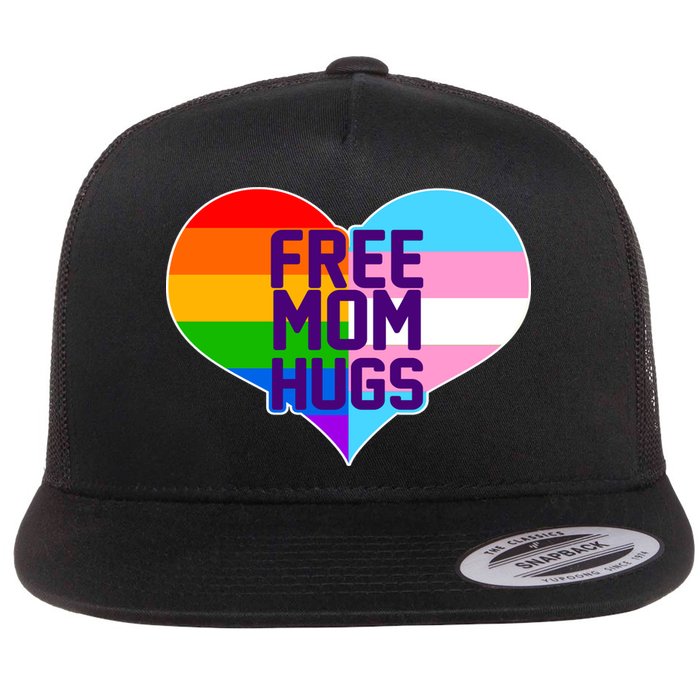 Free Mom Hugs LGBT Support Flatbill Hat