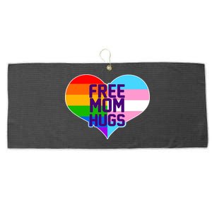 Free Mom Hugs LGBT Support Large Microfiber Waffle Golf Towel