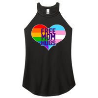 Free Mom Hugs LGBT Support Women's Perfect Tri Rocker Tank