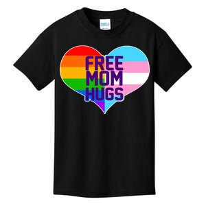 Free Mom Hugs LGBT Support Kids T-Shirt