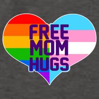 Free Mom Hugs LGBT Support Vector Backpack