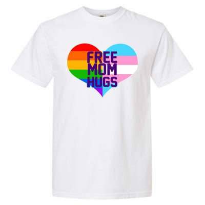 Free Mom Hugs LGBT Support Garment-Dyed Heavyweight T-Shirt