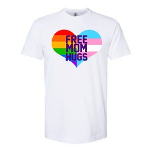 Free Mom Hugs LGBT Support Softstyle CVC T-Shirt