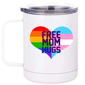 Free Mom Hugs LGBT Support 12 oz Stainless Steel Tumbler Cup