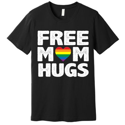 Free Mom Hugs Pride Premium T-Shirt