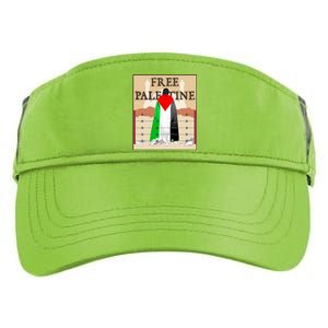 Free Palestine Adult Drive Performance Visor