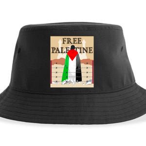 Free Palestine Sustainable Bucket Hat