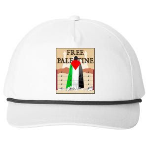 Free Palestine Snapback Five-Panel Rope Hat