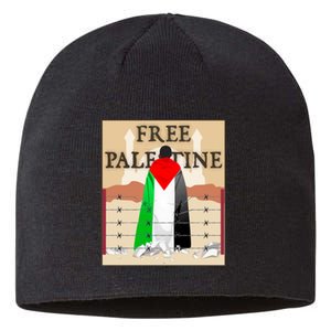 Free Palestine Sustainable Beanie