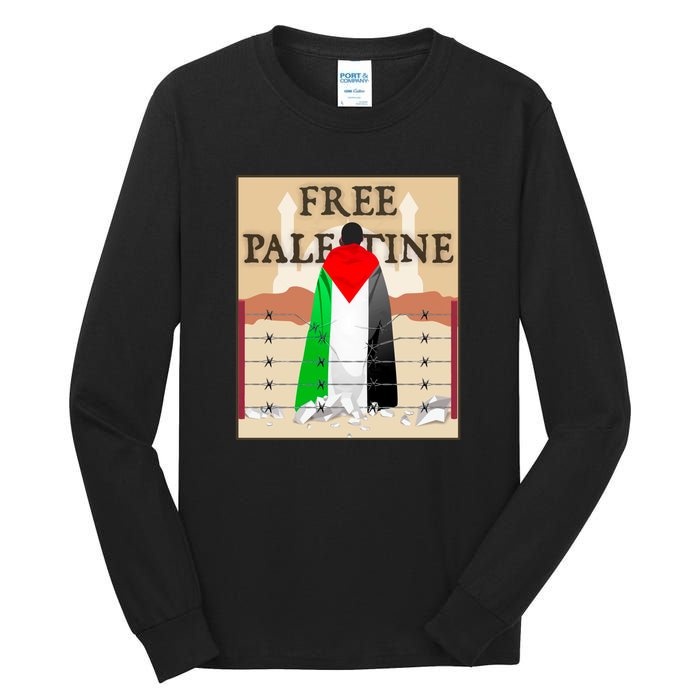 Free Palestine Tall Long Sleeve T-Shirt