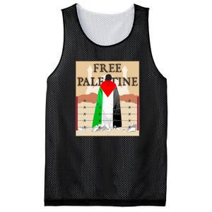 Free Palestine Mesh Reversible Basketball Jersey Tank